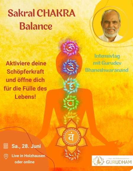 Svadhisthana (Sakralchakra) "Aktiviere deine Schöpferkraft" - 28.06.2025 1 Teilnehmerinnen beim Online-Workshop zur Aktivierung des Sakralchakras mit Guruji