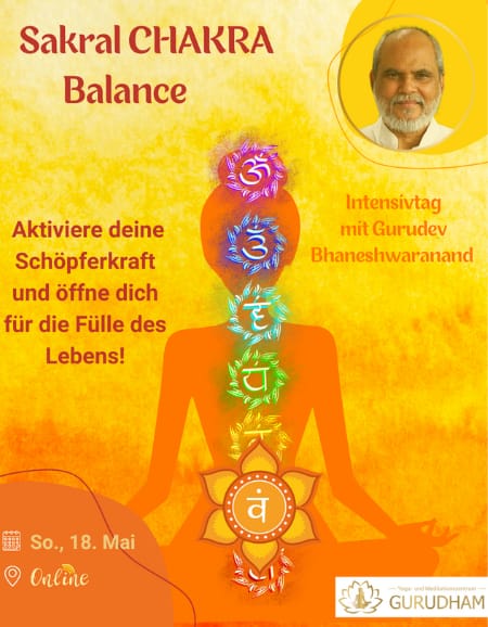 Svadhisthana - Sakralchakra (2025) 1 Teilnehmerinnen beim Online-Workshop zur Aktivierung des Sakralchakras mit Guruji